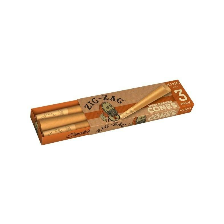 Zig Zag - Unbleached King Size Cones - 3pc