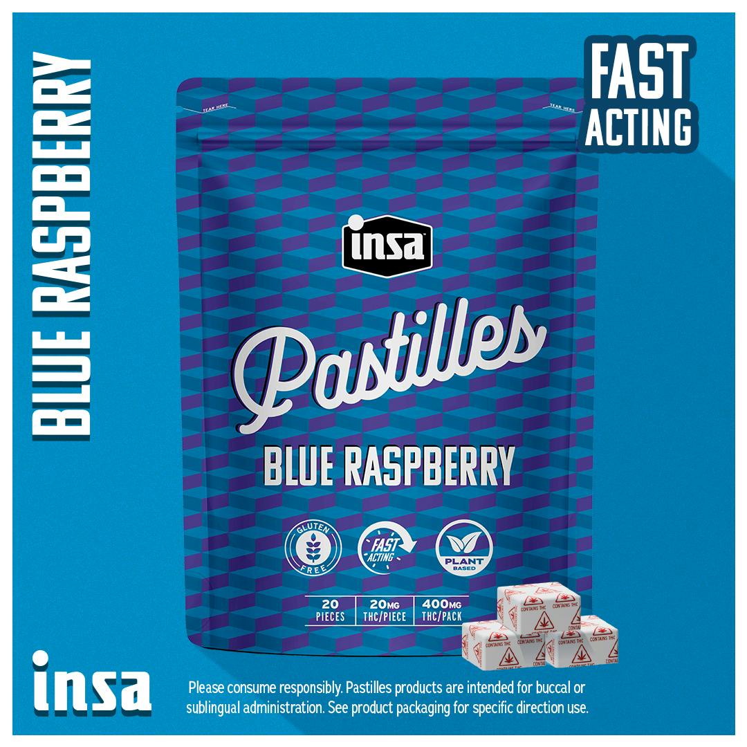 Blue Raspberry Diamond Infused Pastilles 20ct