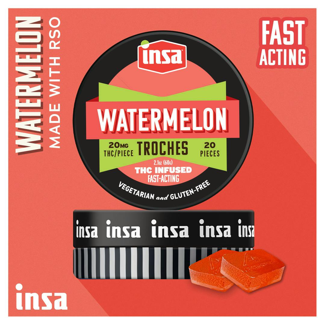 Watermelon RSO Troches 20ct