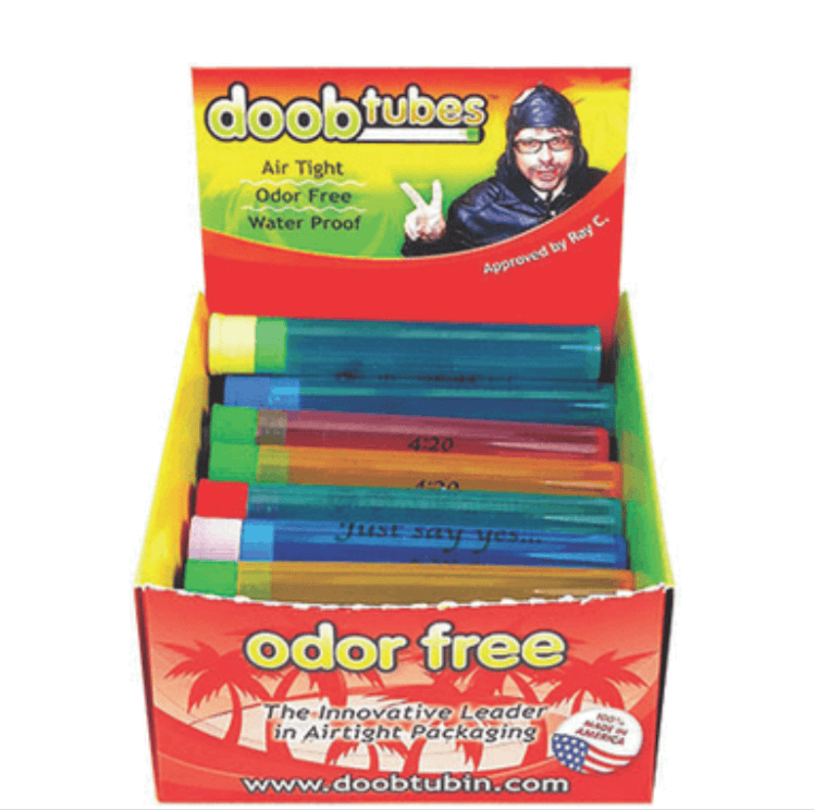 Dube Tubes - Small Plastic Odour-Free (Assorted Colours)