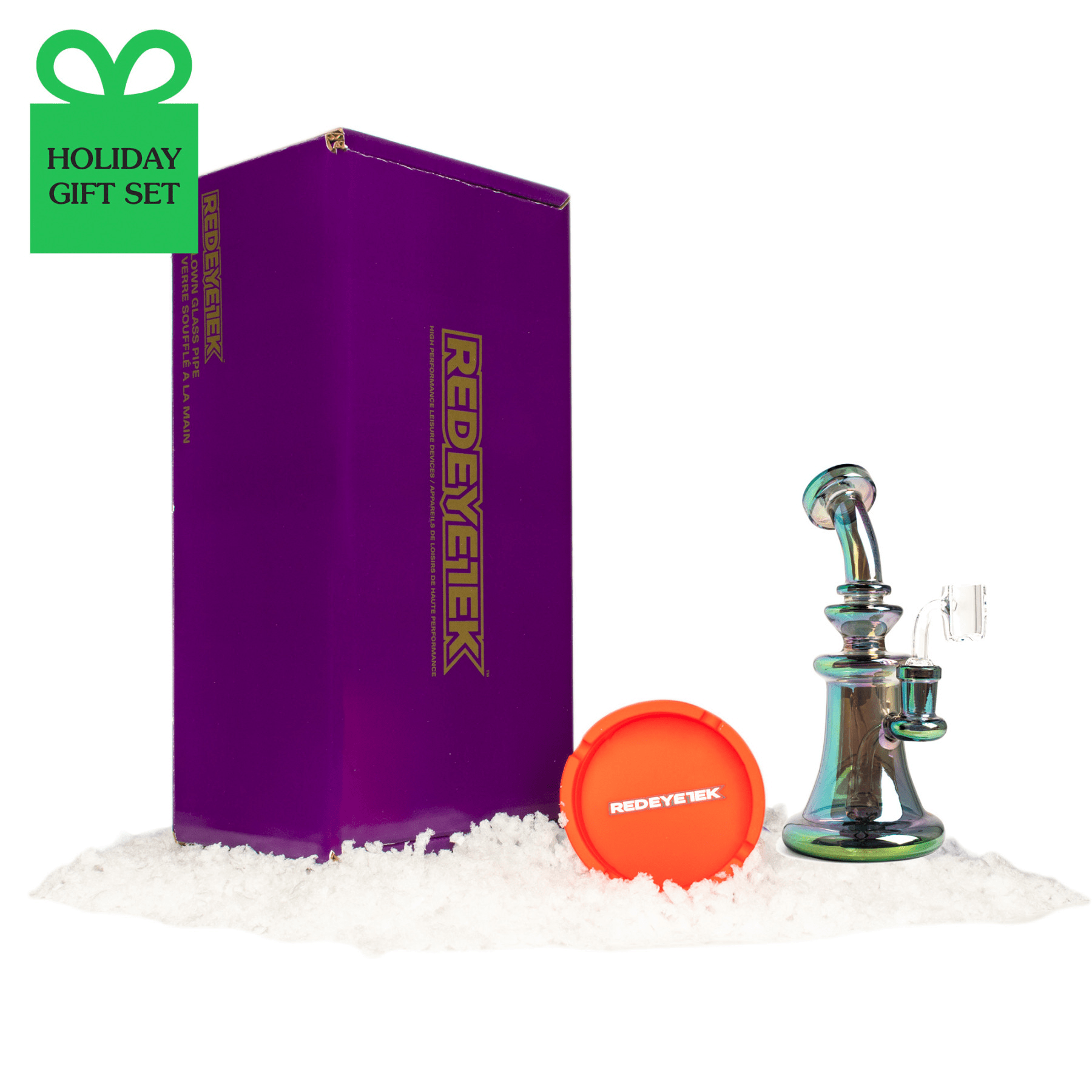 Dab Rigs - 8" Glass Terminator Finish (Green)