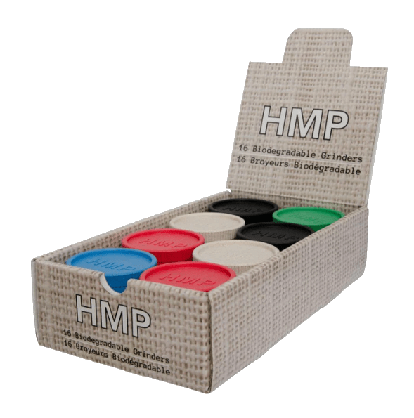 Ginders - 2" 2-Piece Compostable Hemp Plastic (Assorted Colours)