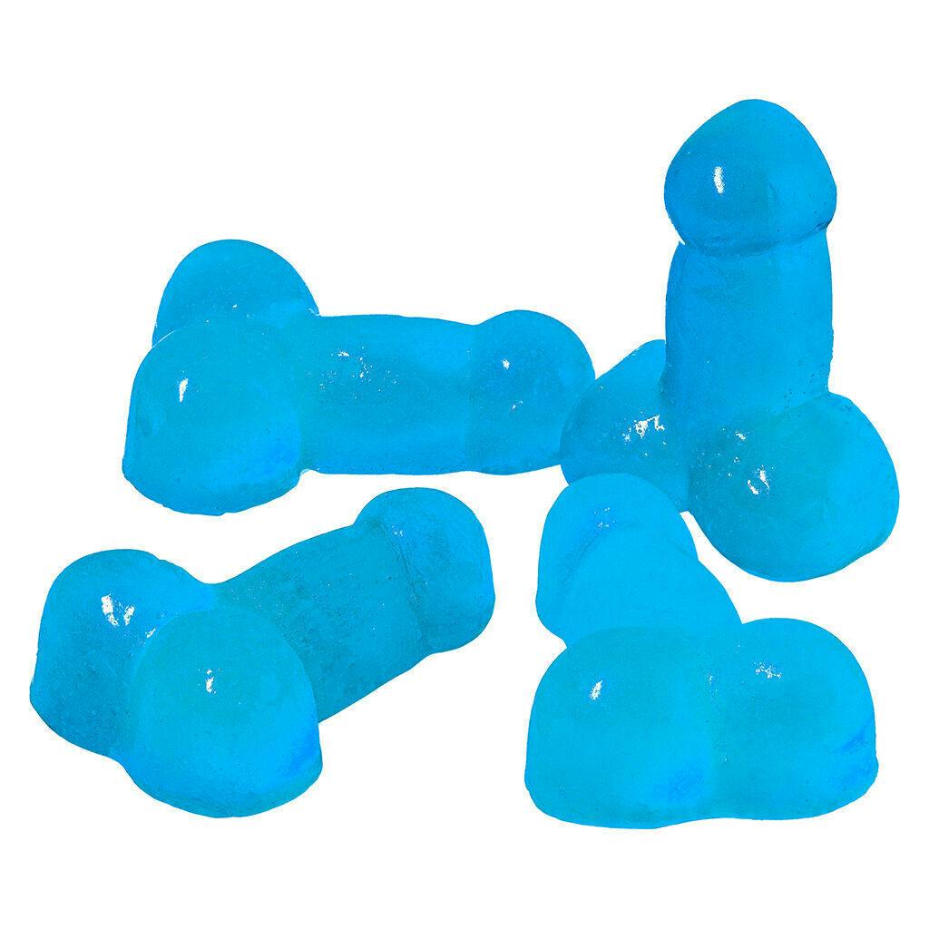 Censored Edibles - Blue Raspberry Penis Gummies - Hybrid - 4 Pack