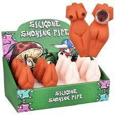 Voluptuous Naked Body Silicone Hand Pipe