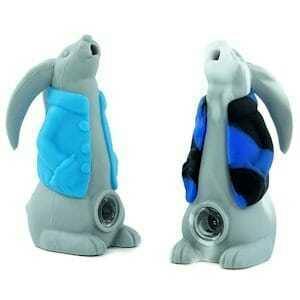 3 INCH Bunny Silicone Pipe