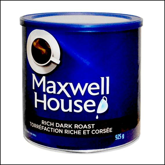 Maxwell House Coffee Large Stash Can - 864g