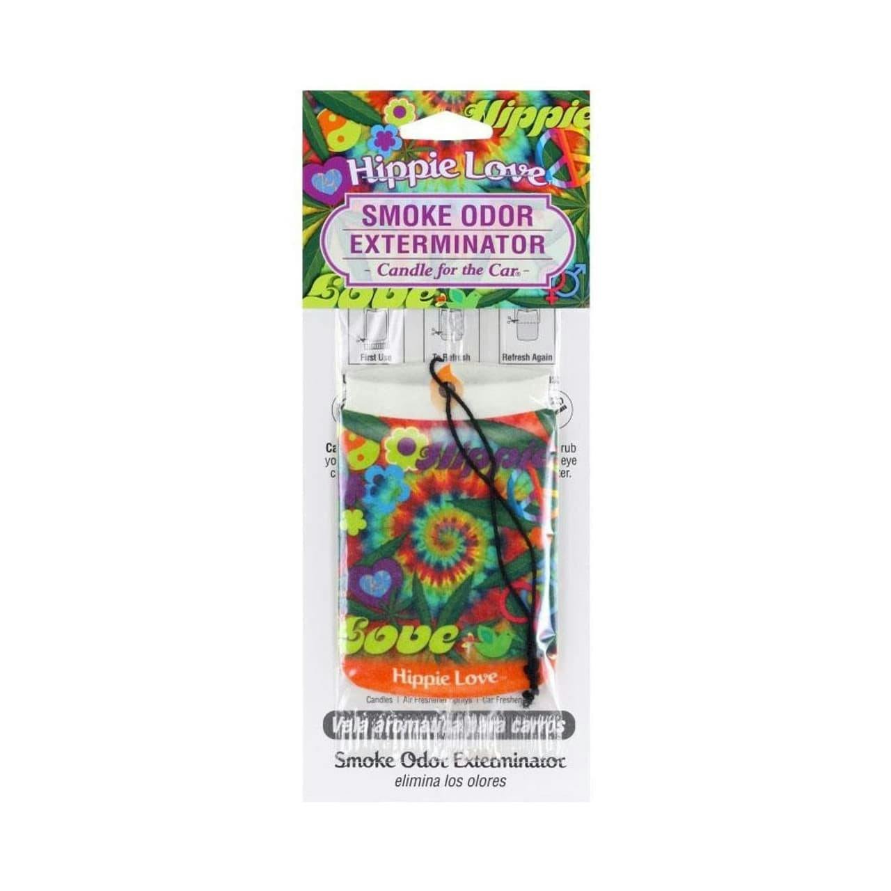 Smoke Odor Car Air Freshener - Hippie Love