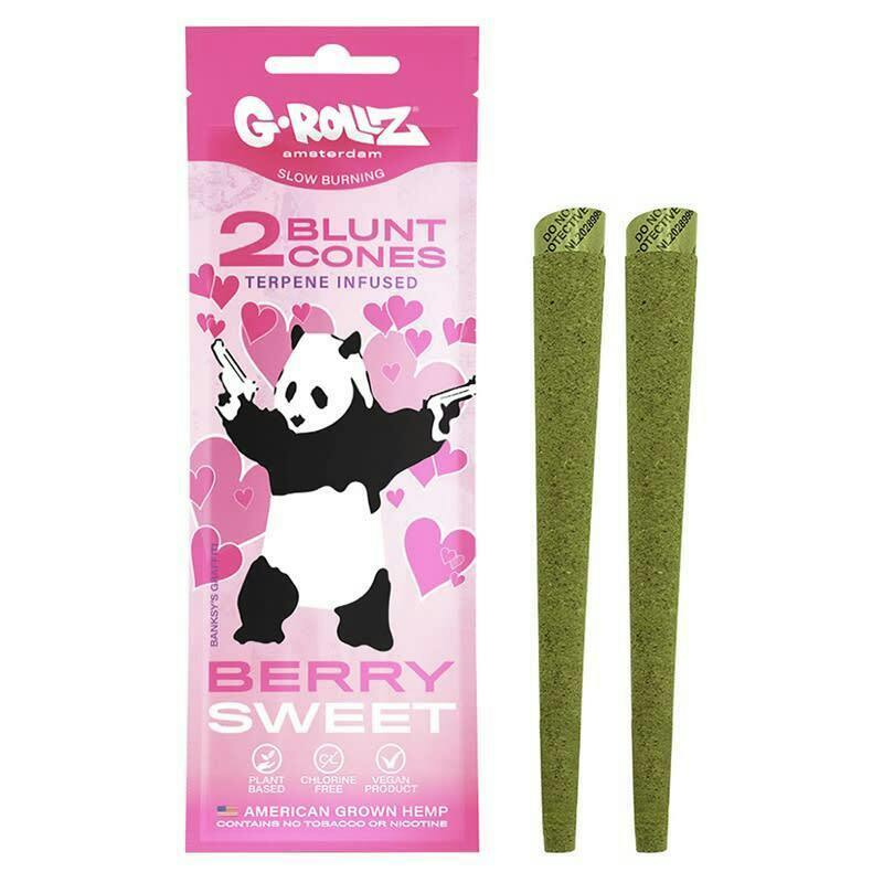 G-Rollz - Banksy's Graffiti Berry Sweet Terpene-infused Pre-rolled Hemp Cones - 2ct