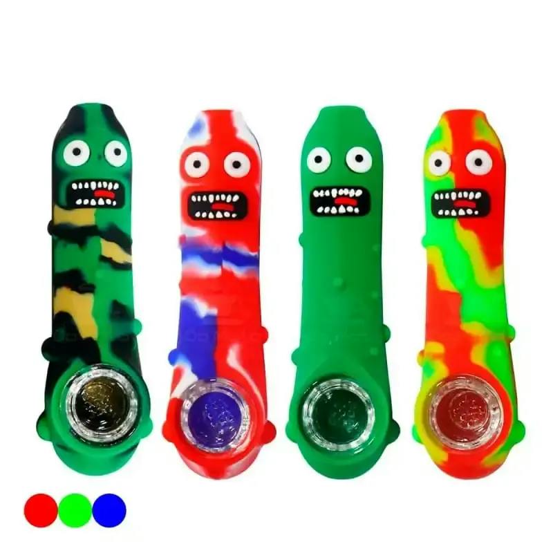 SILICONE RICK AND MORT BUBBLER