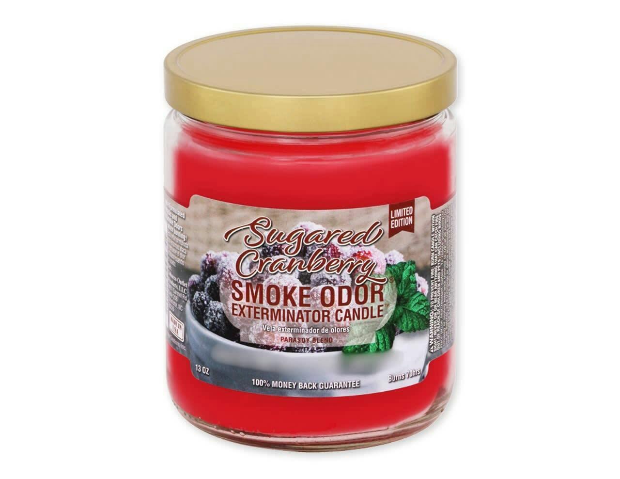 Smoke Odor 13oz Candle - Sugared Cranberry
