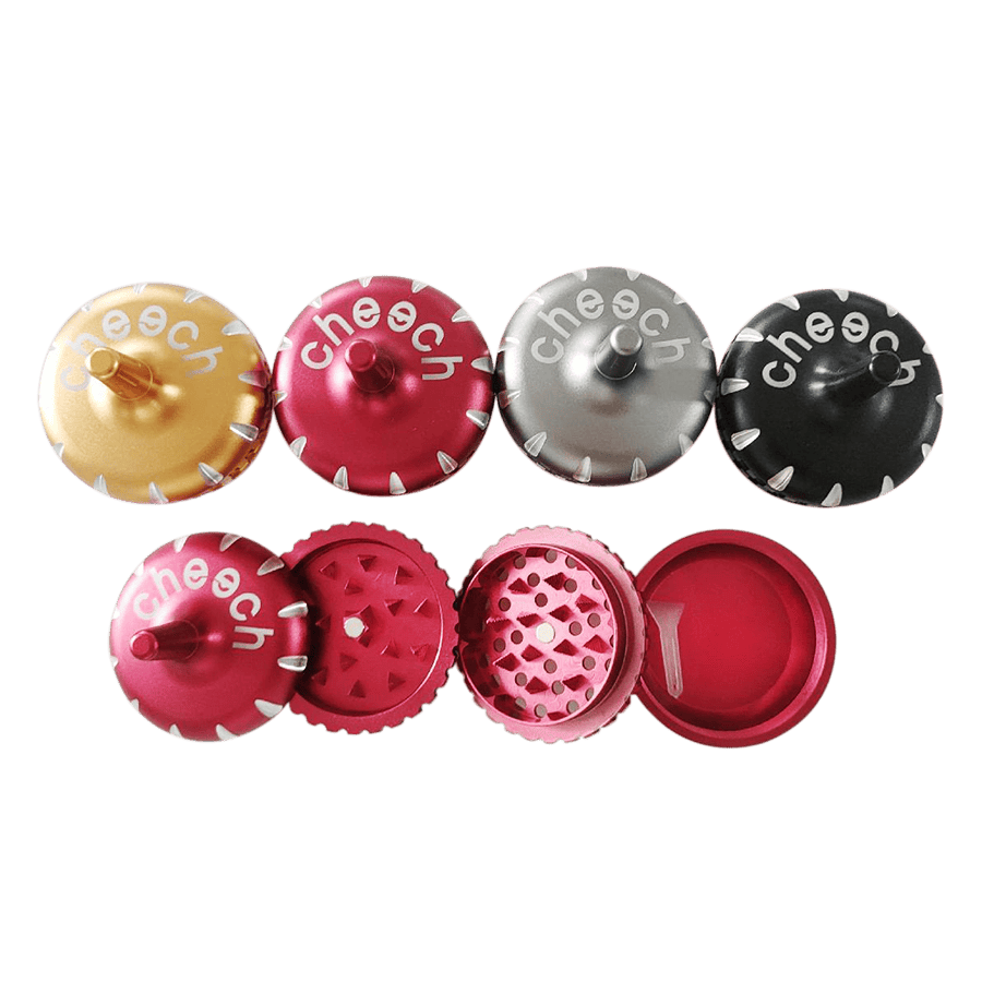 Cheech Glass - Spinner Grinder - 63MM 4PC
