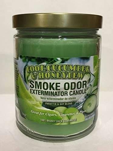 Smoke Odor 13oz Candle - Cool Cucumber & Honeydew