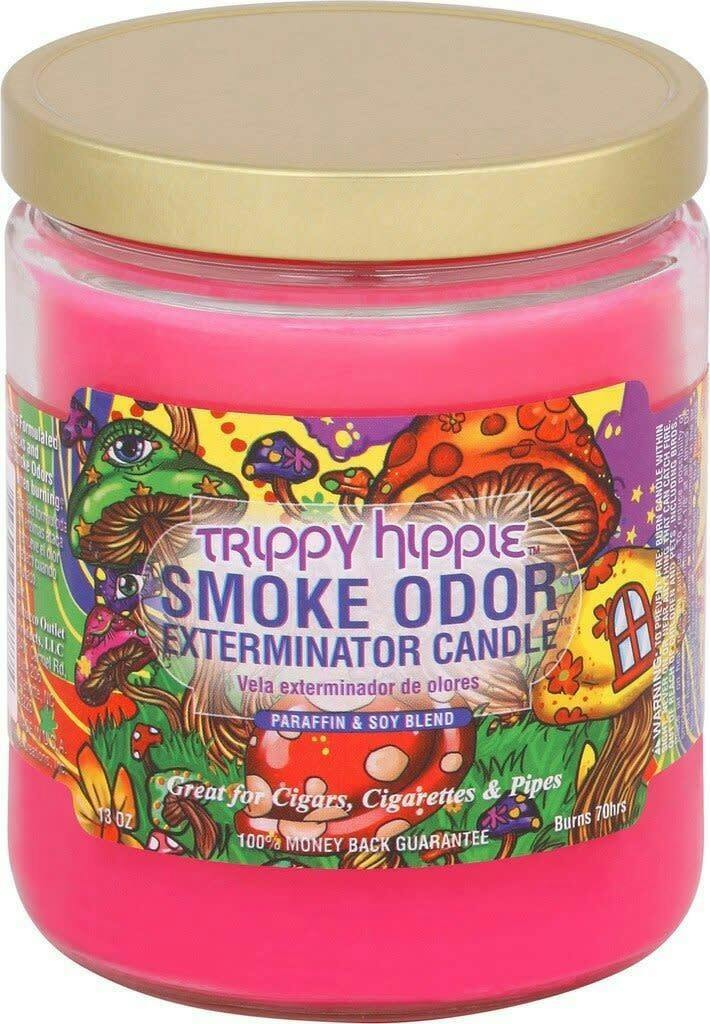 Smoke Odor 13oz Candle - Trippy Hippie