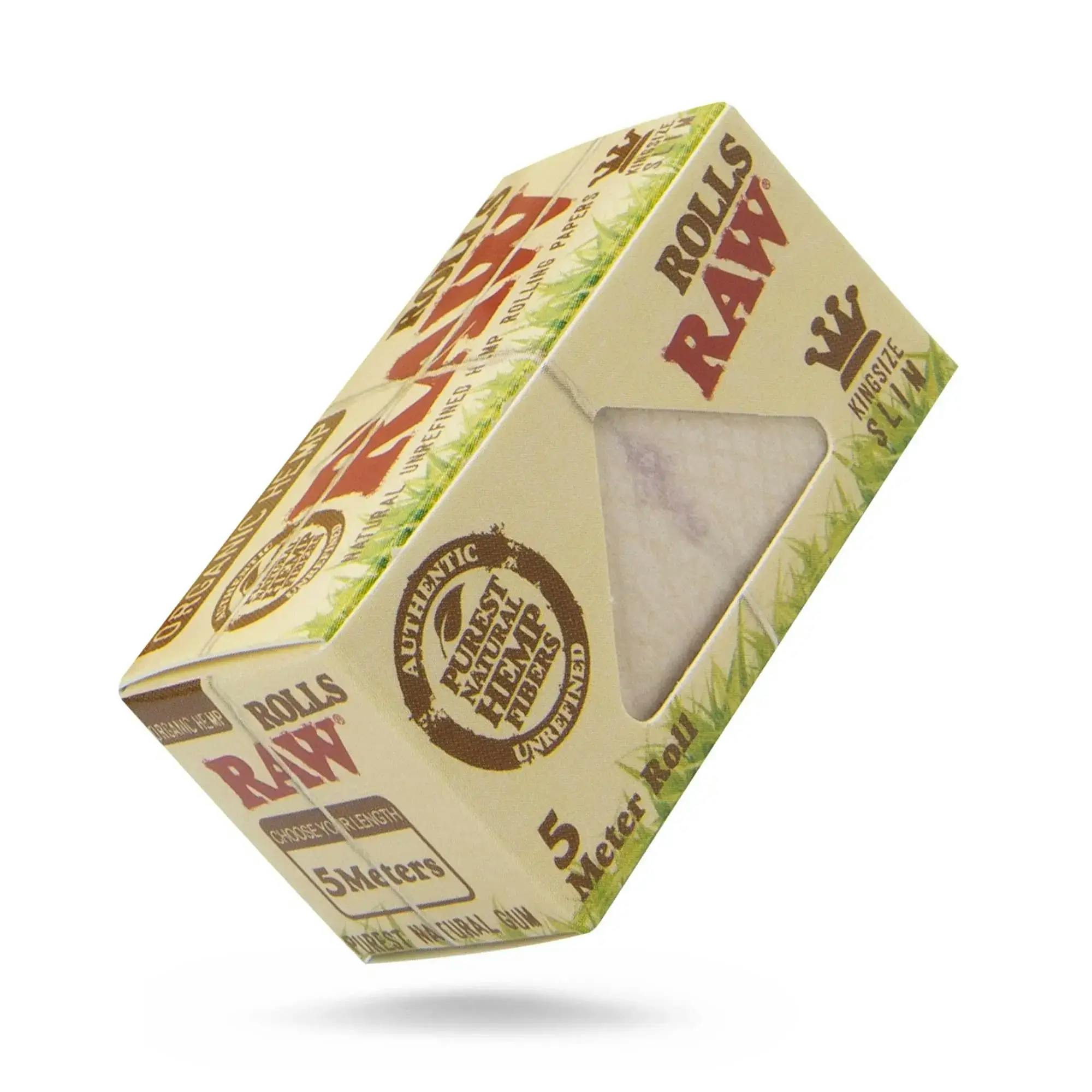 Raw - Organic Hemp Rolls King Size Slim - 5 Meters