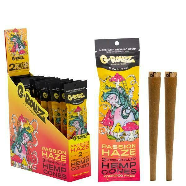 G-Rollz - Passion Haze Terpene-infused Pre-rolled Hemp Cones - 2ct
