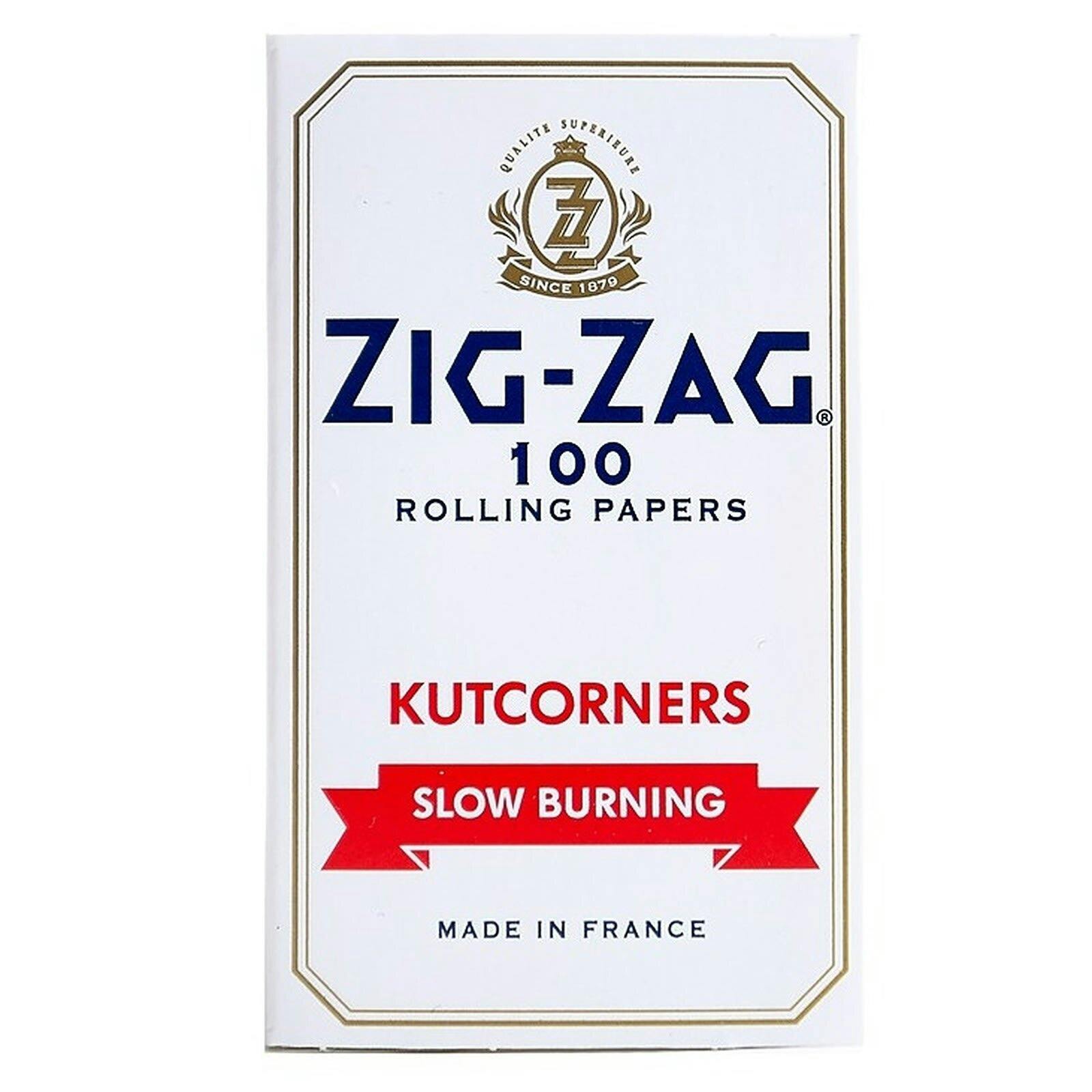 ZIG ZAG - KUTCORNERS SLOW-BURNING ROLLING PAPERS - WHITE-1