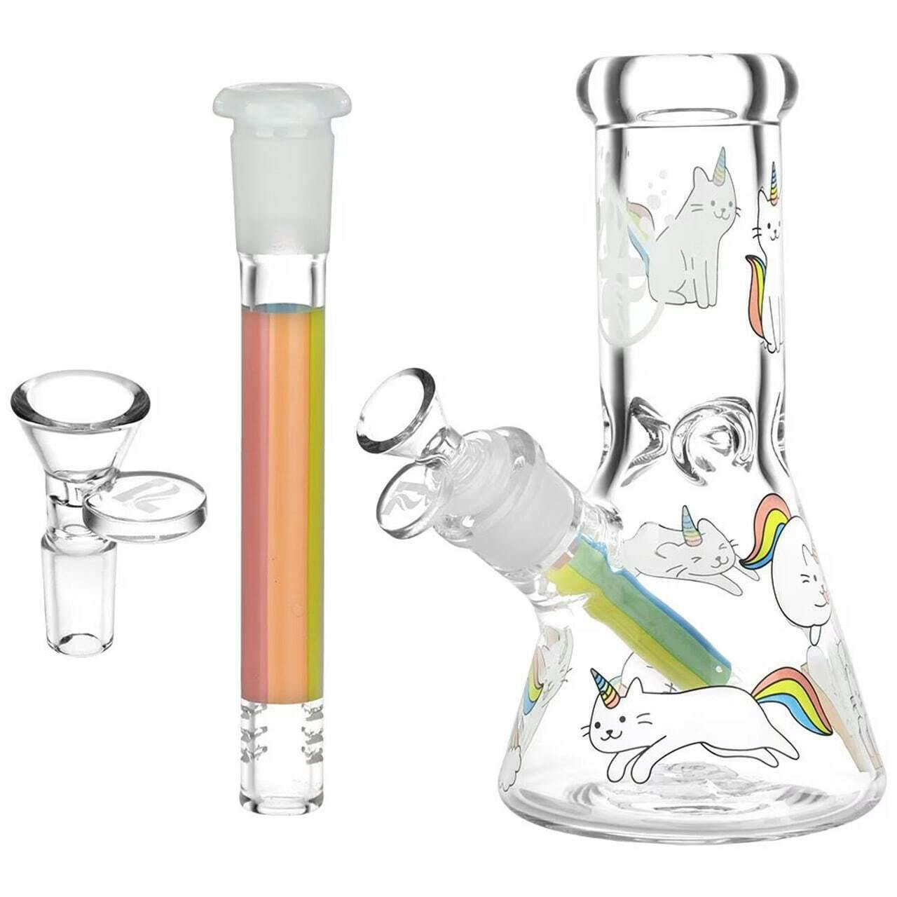 Pulsar Caticorns Design Series Beaker - 8"