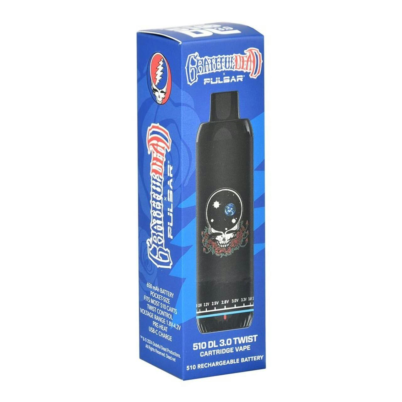 Grateful Dead x Pulsar 510 650mAh Voltage Vape Pen - Space Your Face