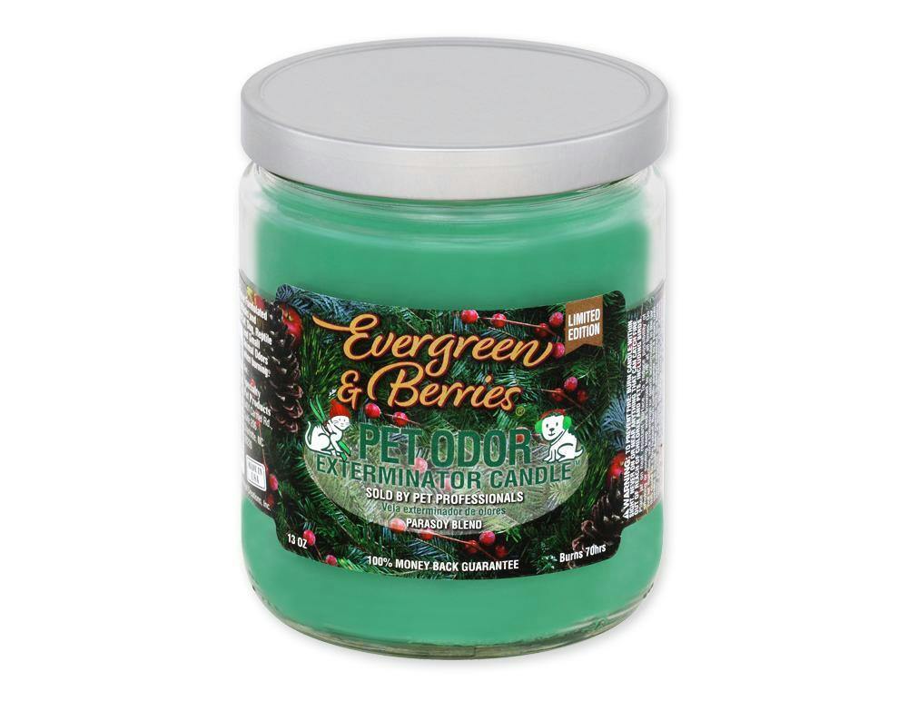 Smoke Odor 13oz Candle - Evergreen & Berries