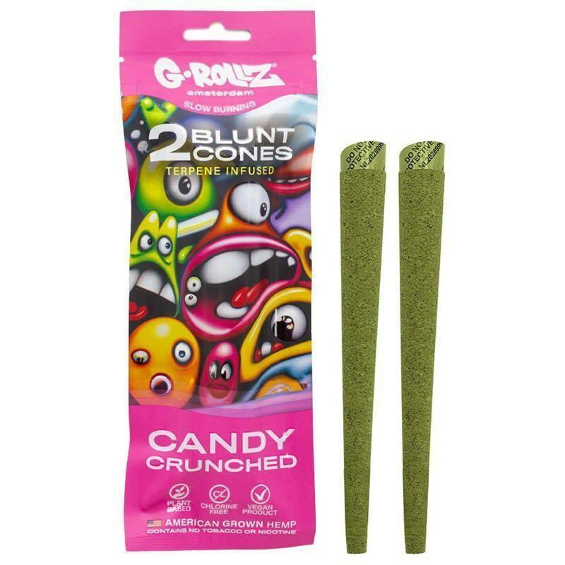 G-Rollz - Candy Crunched Terpene-infused Pre-rolled Hemp Cones - 2ct