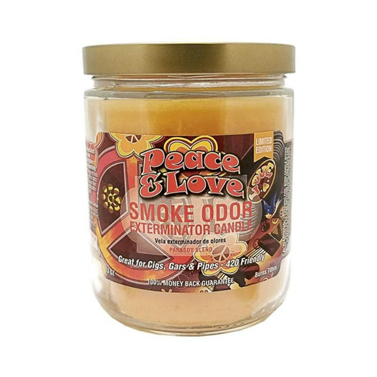 Smoke Odor 13oz Candle - Peace & Love