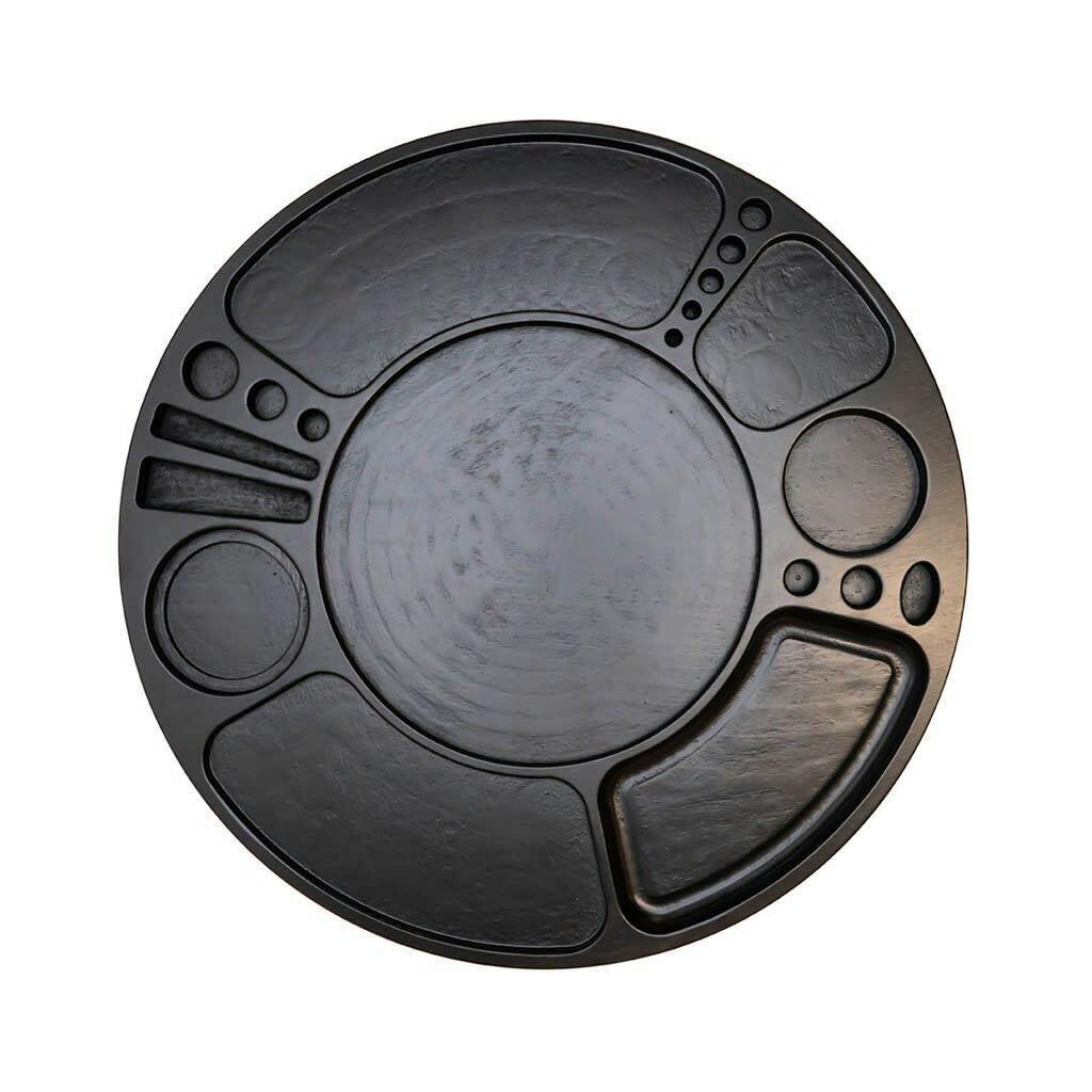 Blazy Susan Spinning Rolling Tray - Black