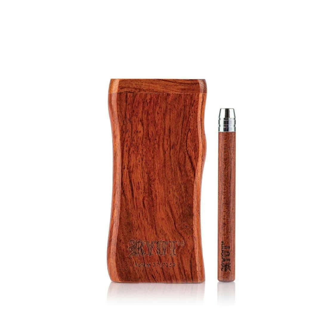 LARGE RYOT ROSEWOOD WOOD DUGOUT WITH MATCHING BAT