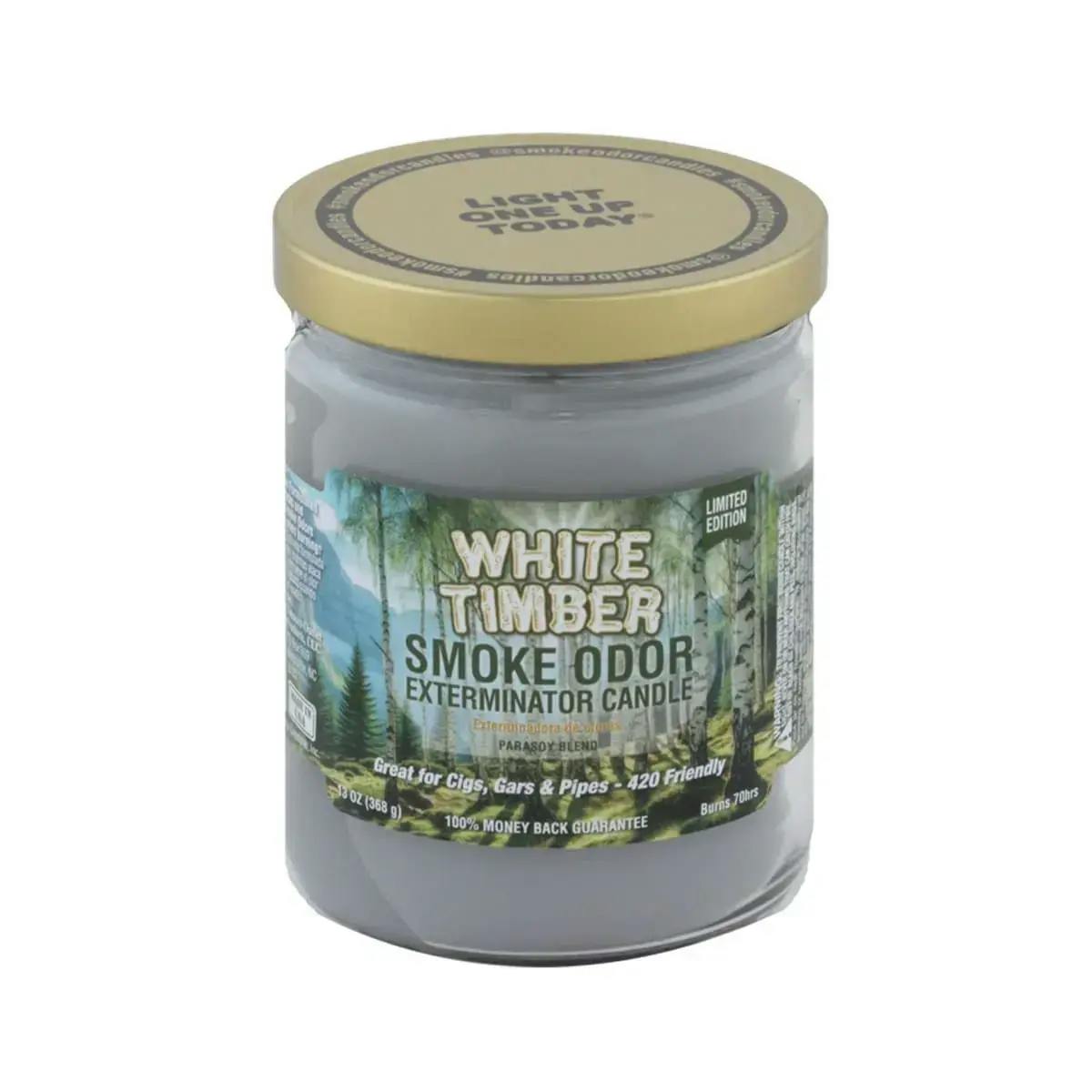 Smoke Odor 13oz Candle - White Timber