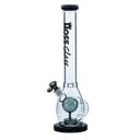 Hoss Glass Two Tone 12" Rig - Black