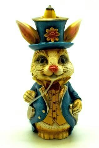 Alice In Wonderland Rabbit Backflow Cone Incense Burner