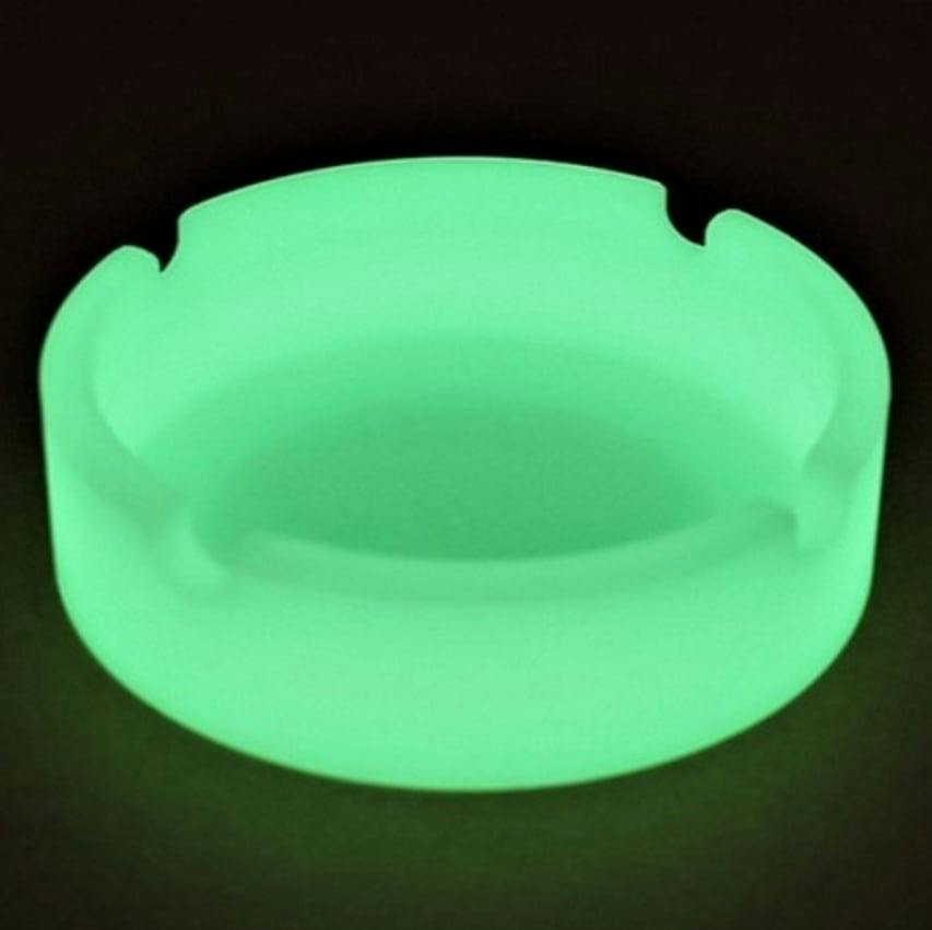 Silicone Ashtray Glow-in-the-Dark