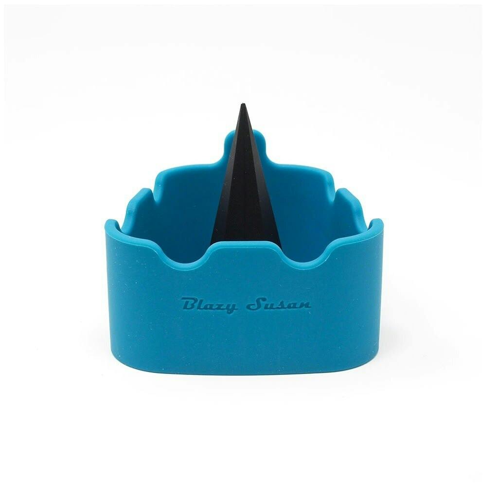Blazy Susan Silicone Deluxe Ashtray and Bowl Cleaner - Teal