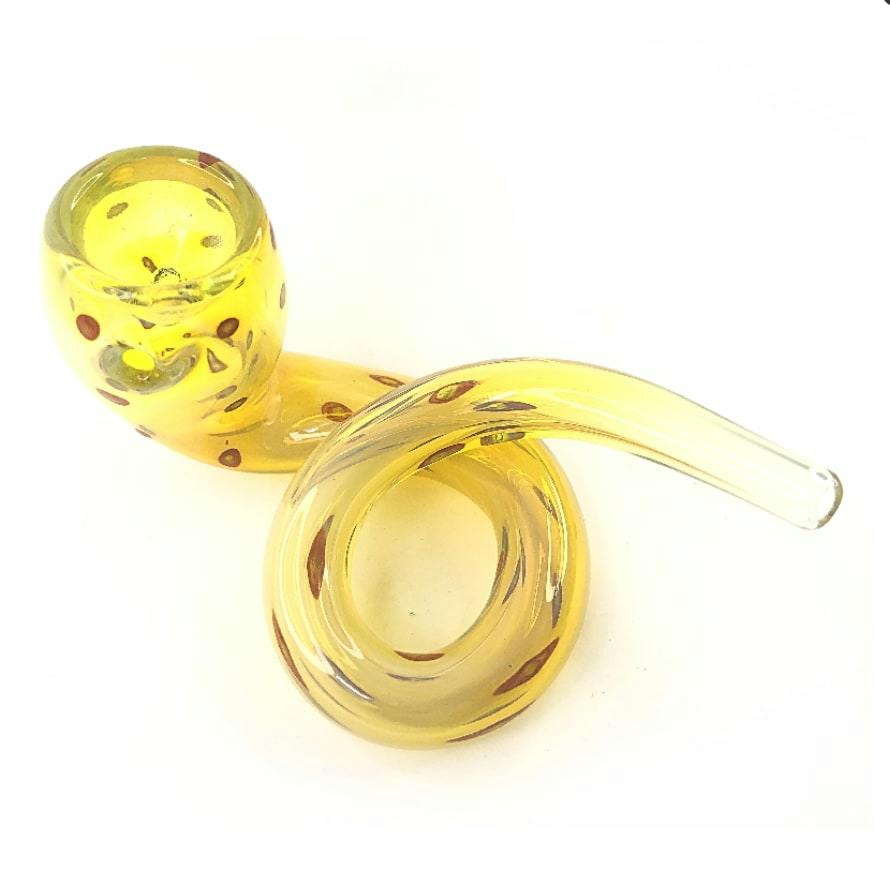 Twisted Sherlock Glass Pipe