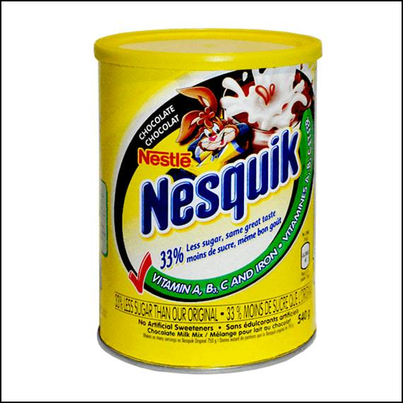 Nestle Nesquik Chocolate Powder Mix Stash Can - 540g