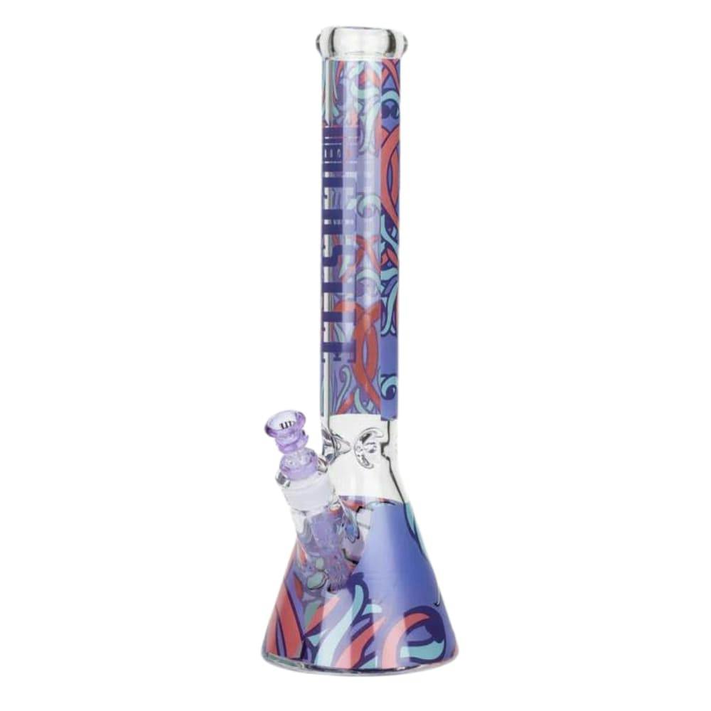 16" 9mm Castle Glass Octopus Bong