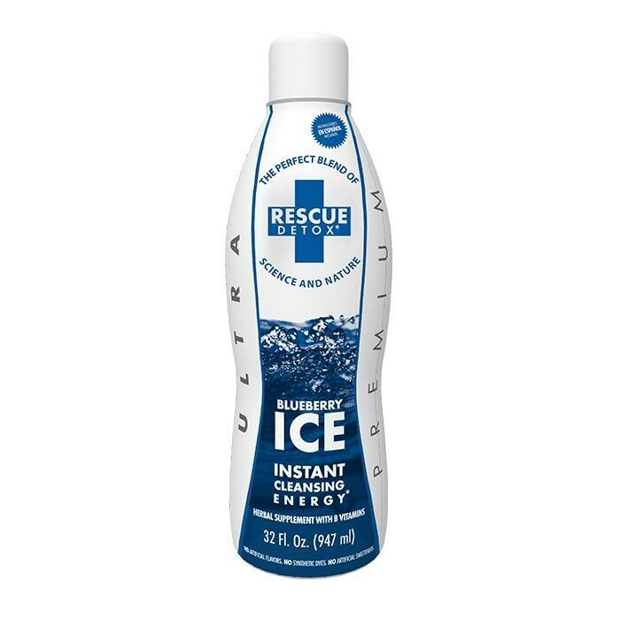 Blueberry Ice Instant Cleansing Rescue Detox 32oz ICE Drink