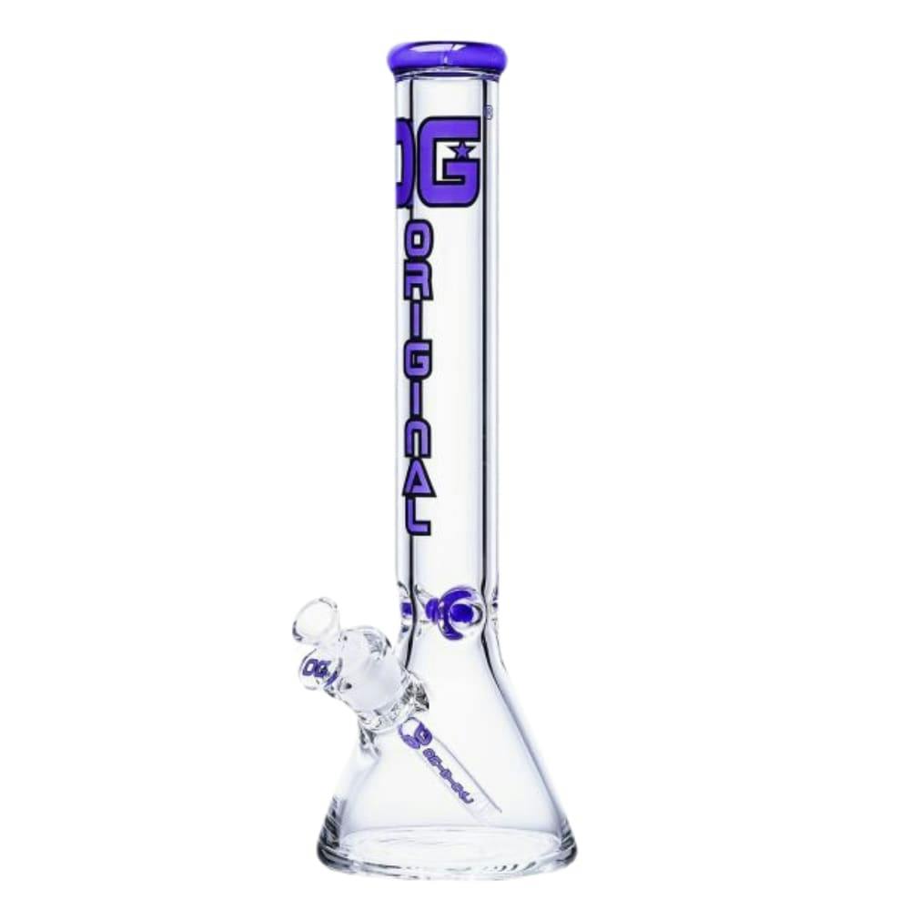 OG Original - Color Logo Beaker - Purple 16" 9mm