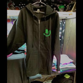 Full-Zip Hooded Sweatshirt Black (BWFW)