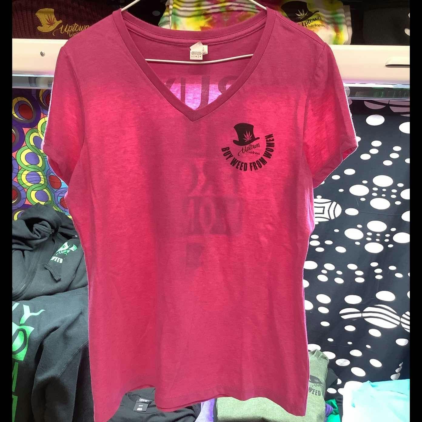 T-Shirt Pink- V neck (BWFW)