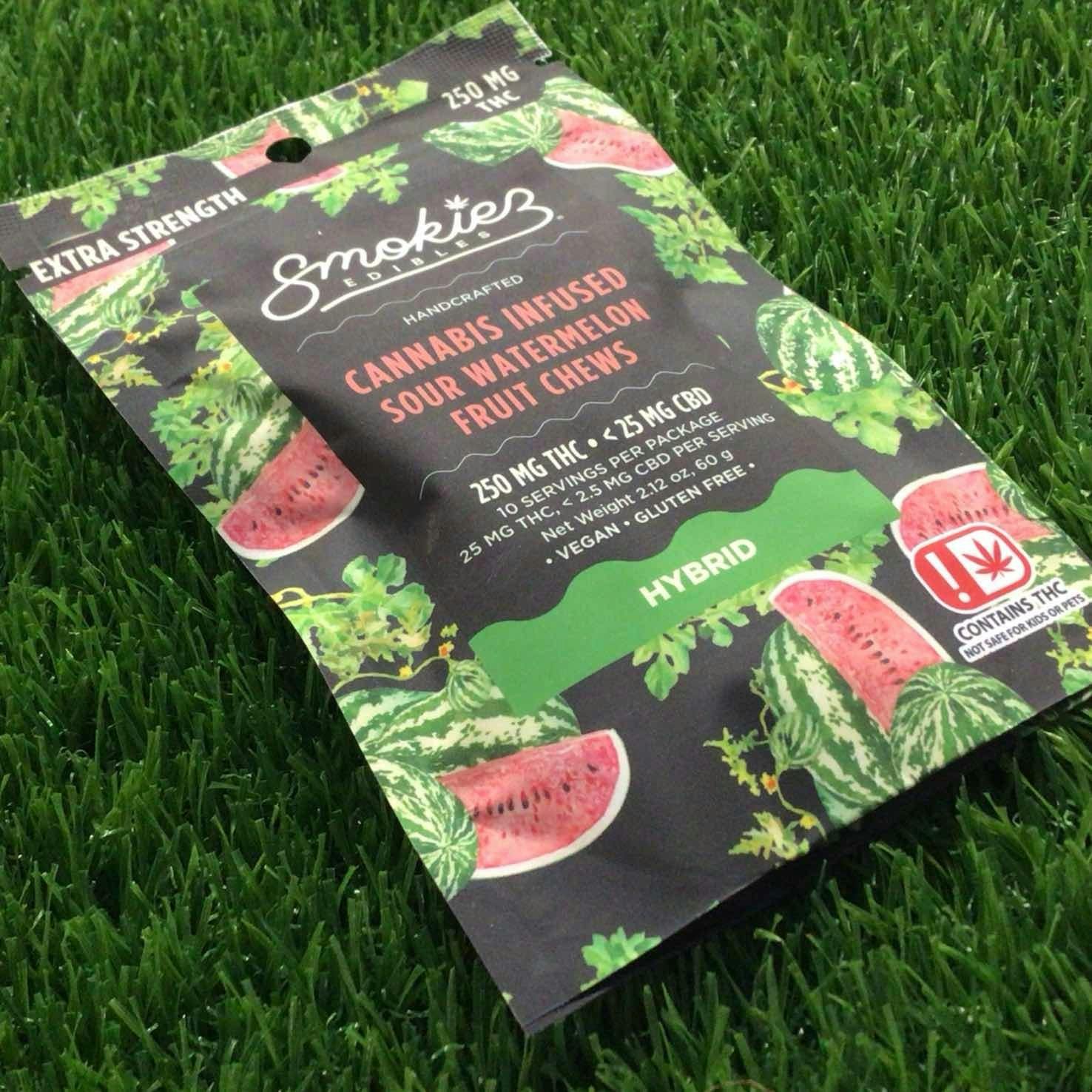 Sour Watermelon Gummies | 250mg | 10ct | 25mg/ea