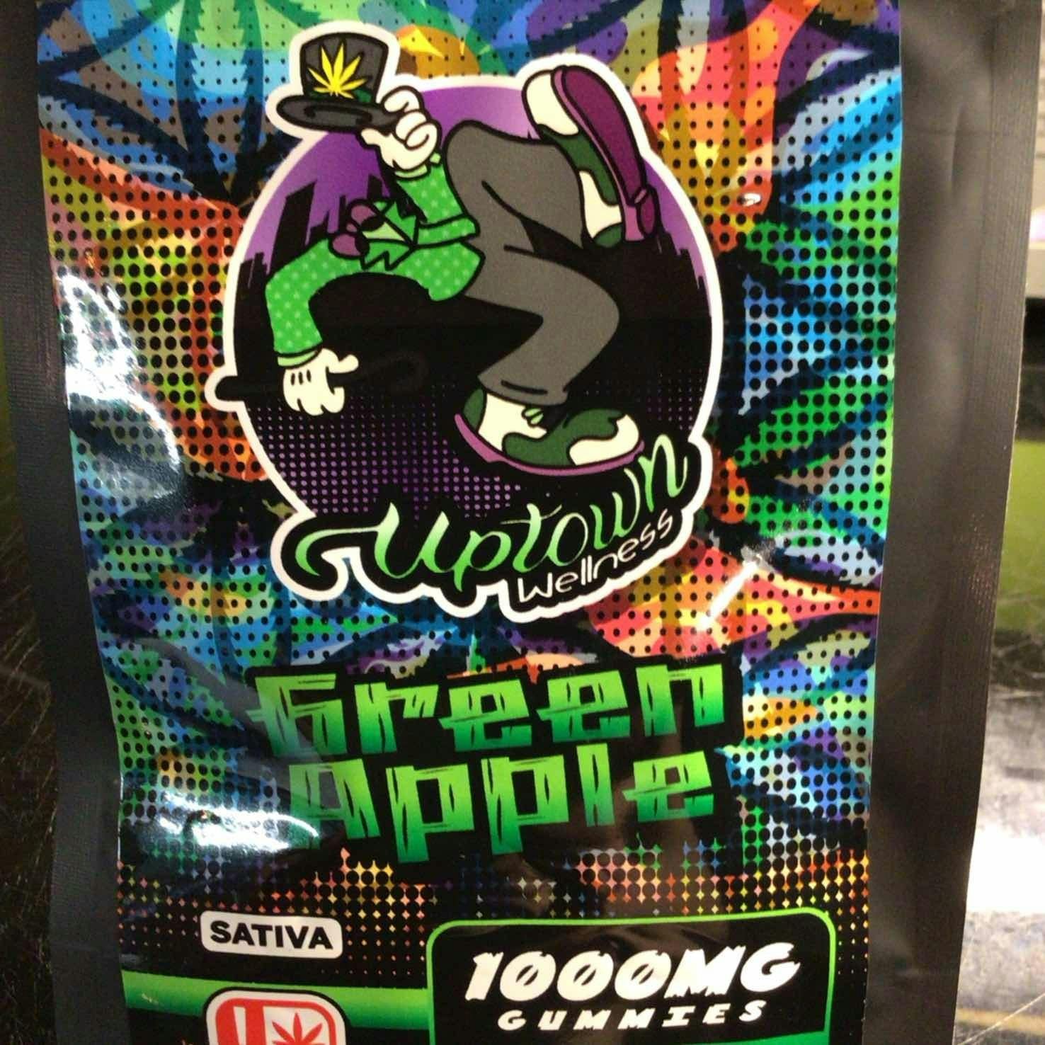Uptown Wellness - 1000MG Green Apple Gummies