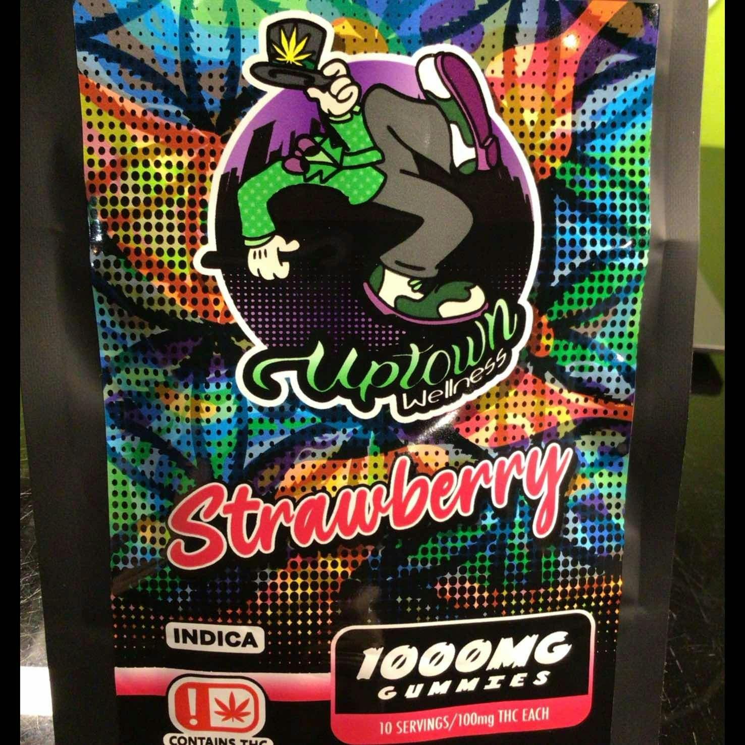 Uptown Wellness - 1000MG Strawberry Gummies