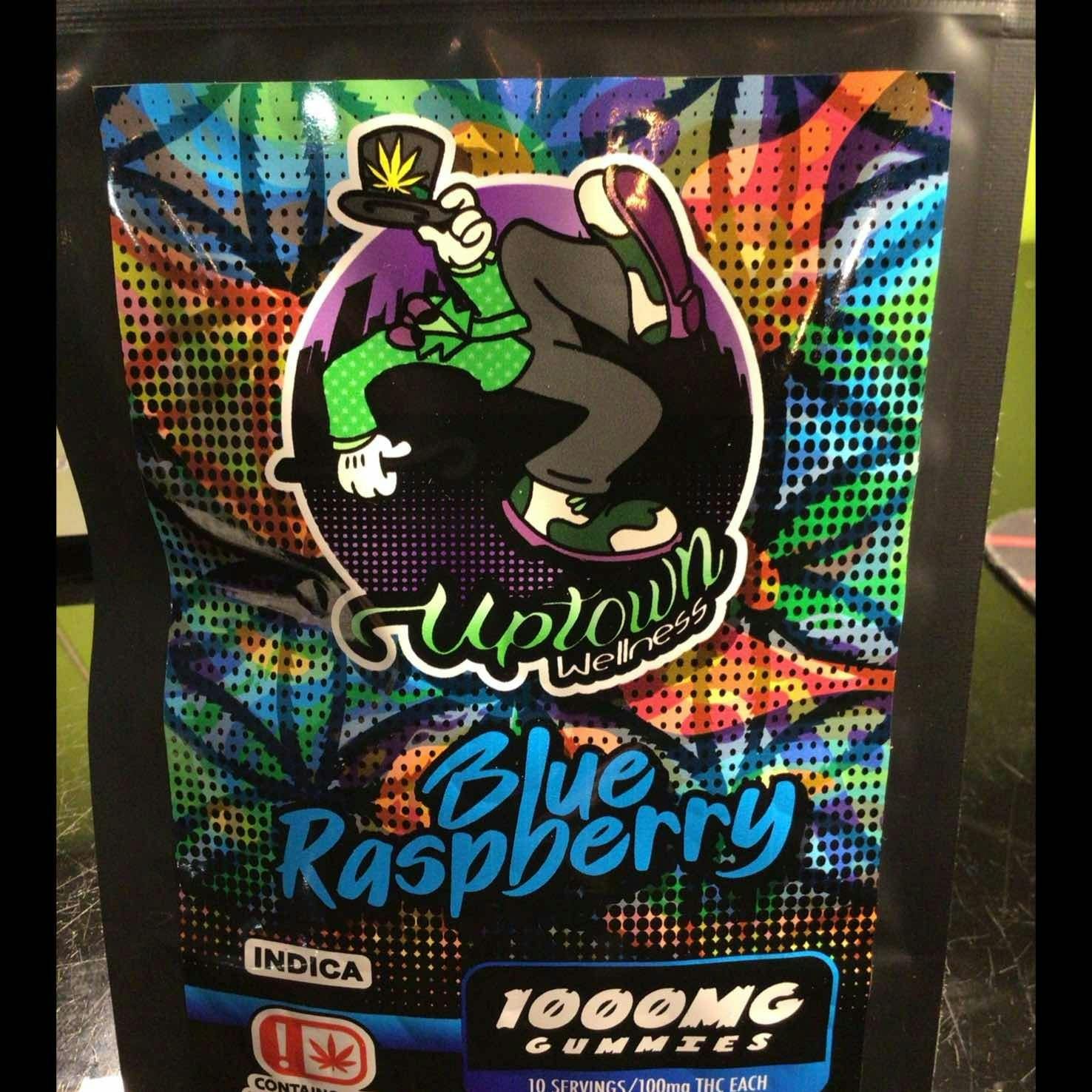 Uptown Wellness - 1000MG Blue Raspberry Gummies