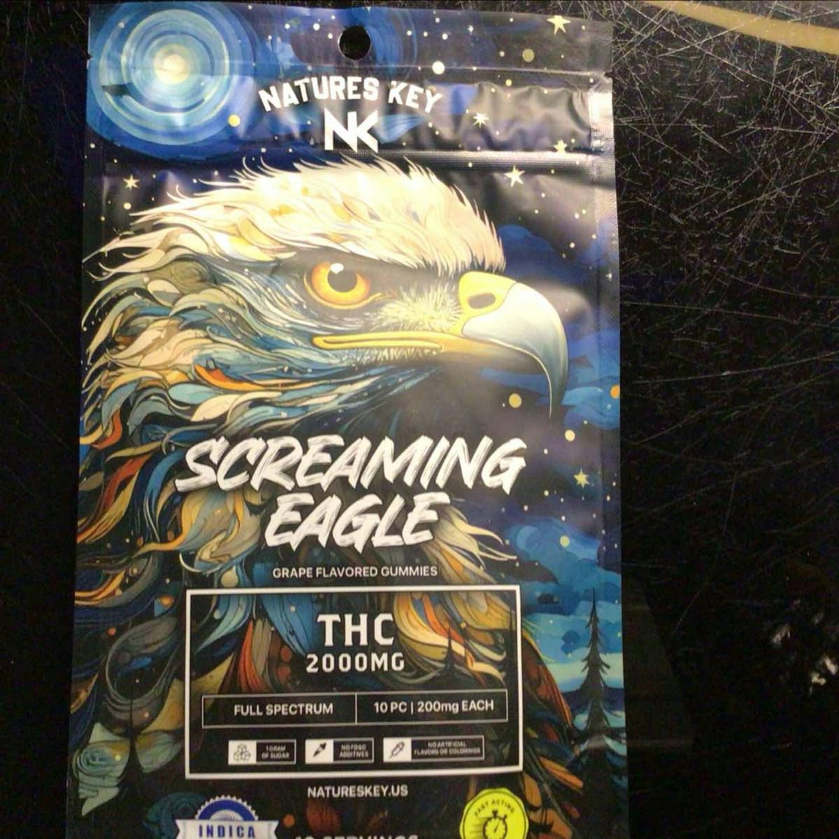 Natures Key - Screaming Eagle - 2000MG INDICA