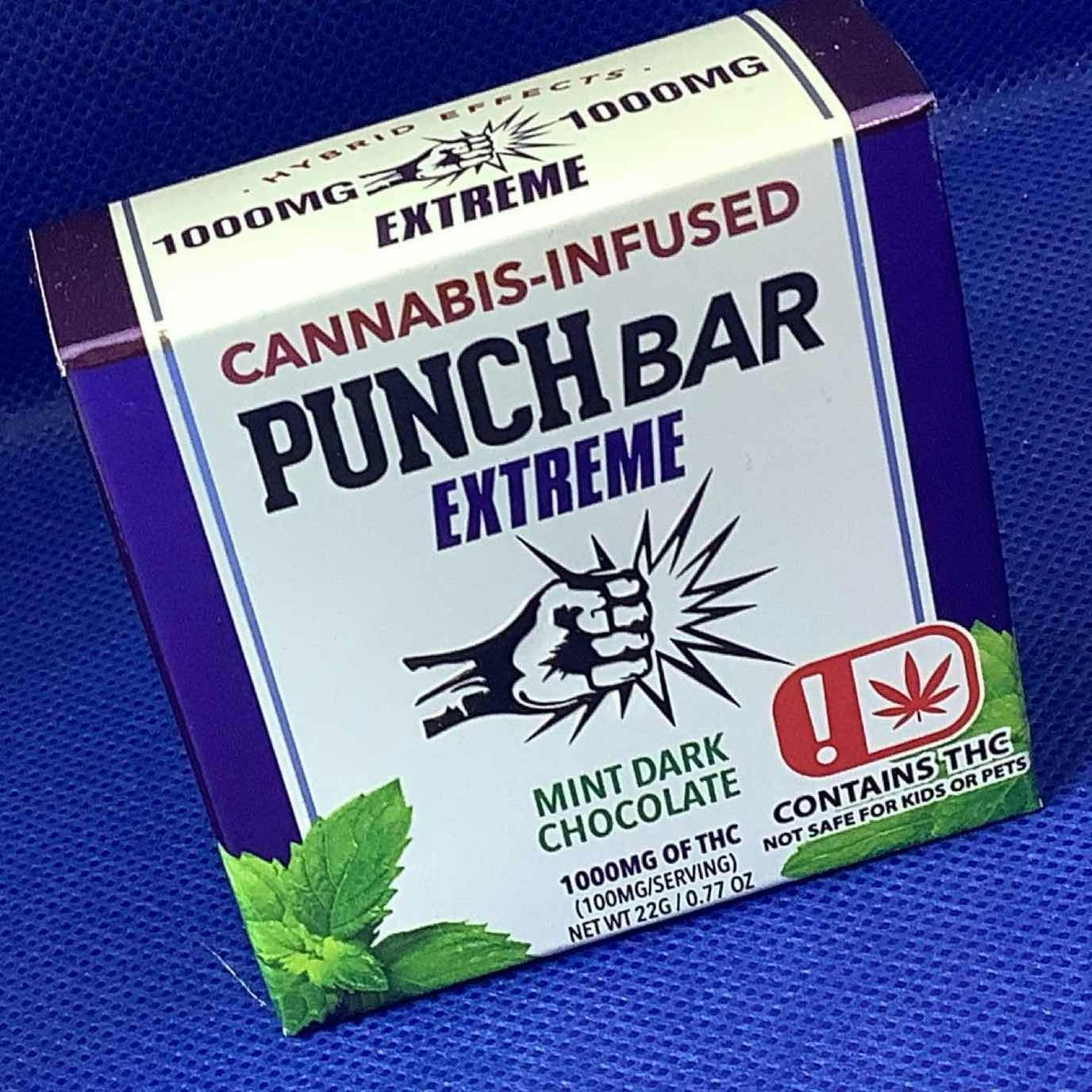Punch Bar - 1000mg Mint Dark Chocolate