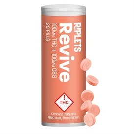 Ripple Riplets - 1:1 THC/CBG Revive Quick Dissolve Pills