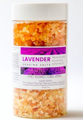 Verdes Soaking Salts - Lavender 100mg THC