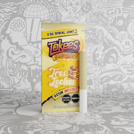 Tokees - Tres Leches .5g Rosin Infused Joint