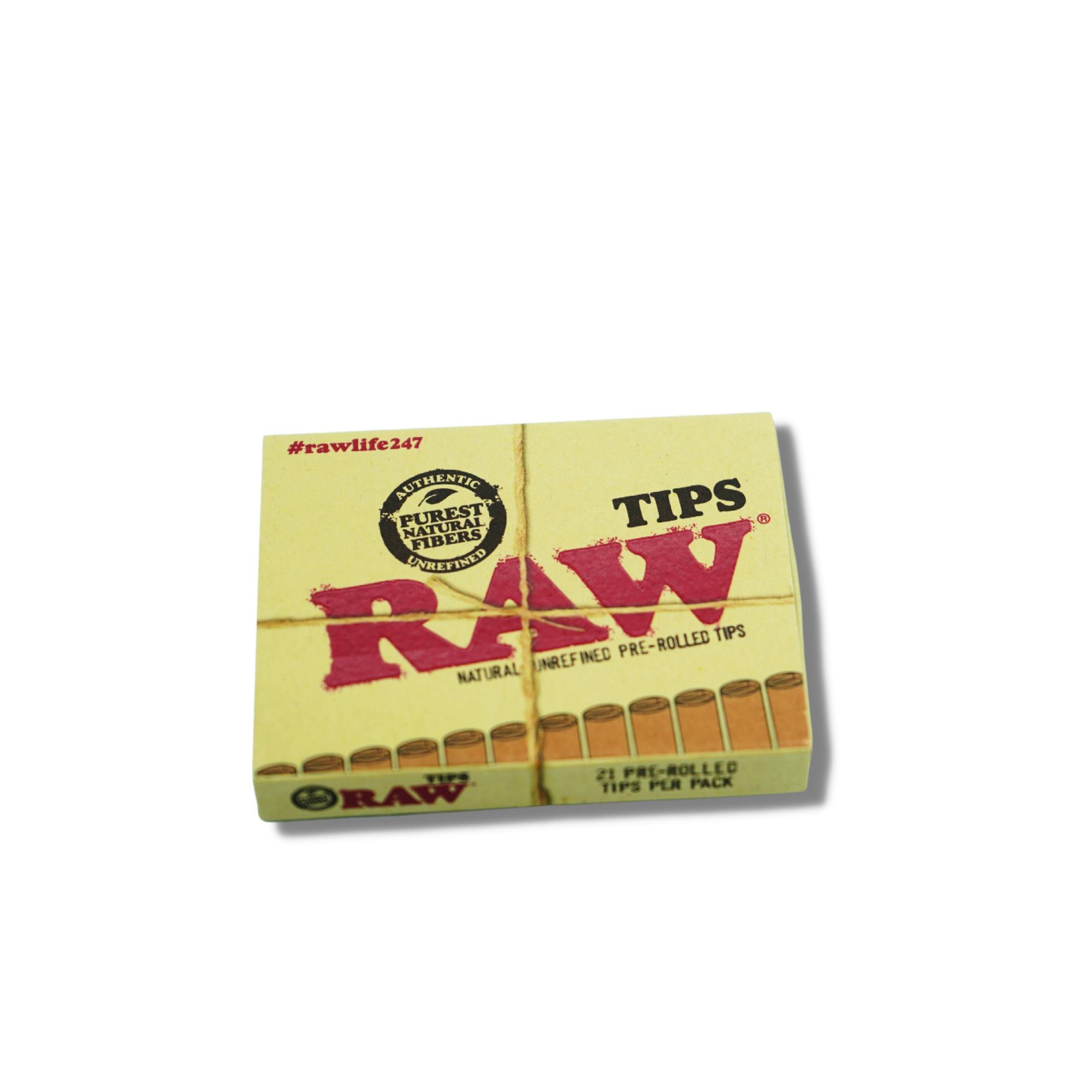 RAW Pre-Rolled Tips 20 ct