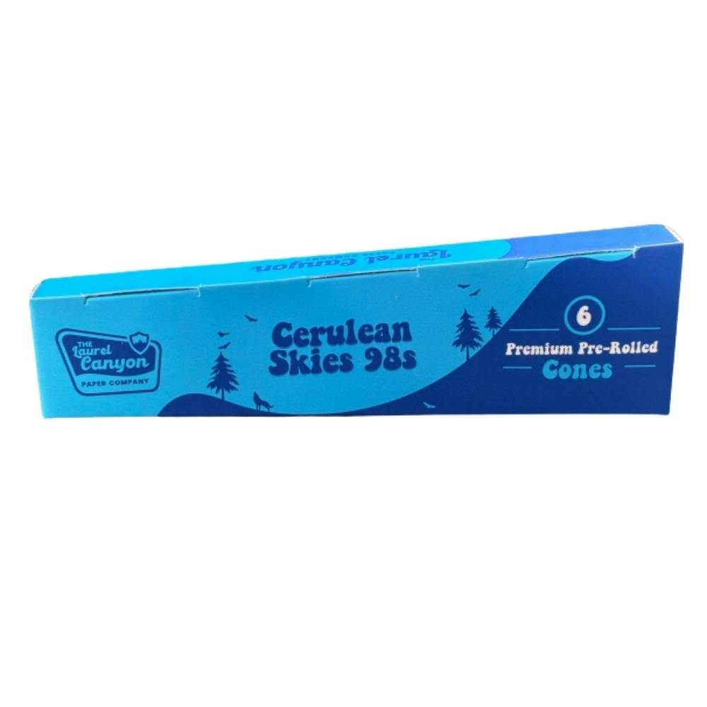 The Laurel Canyon Paper Company Cerulean Skies Cones 6pk